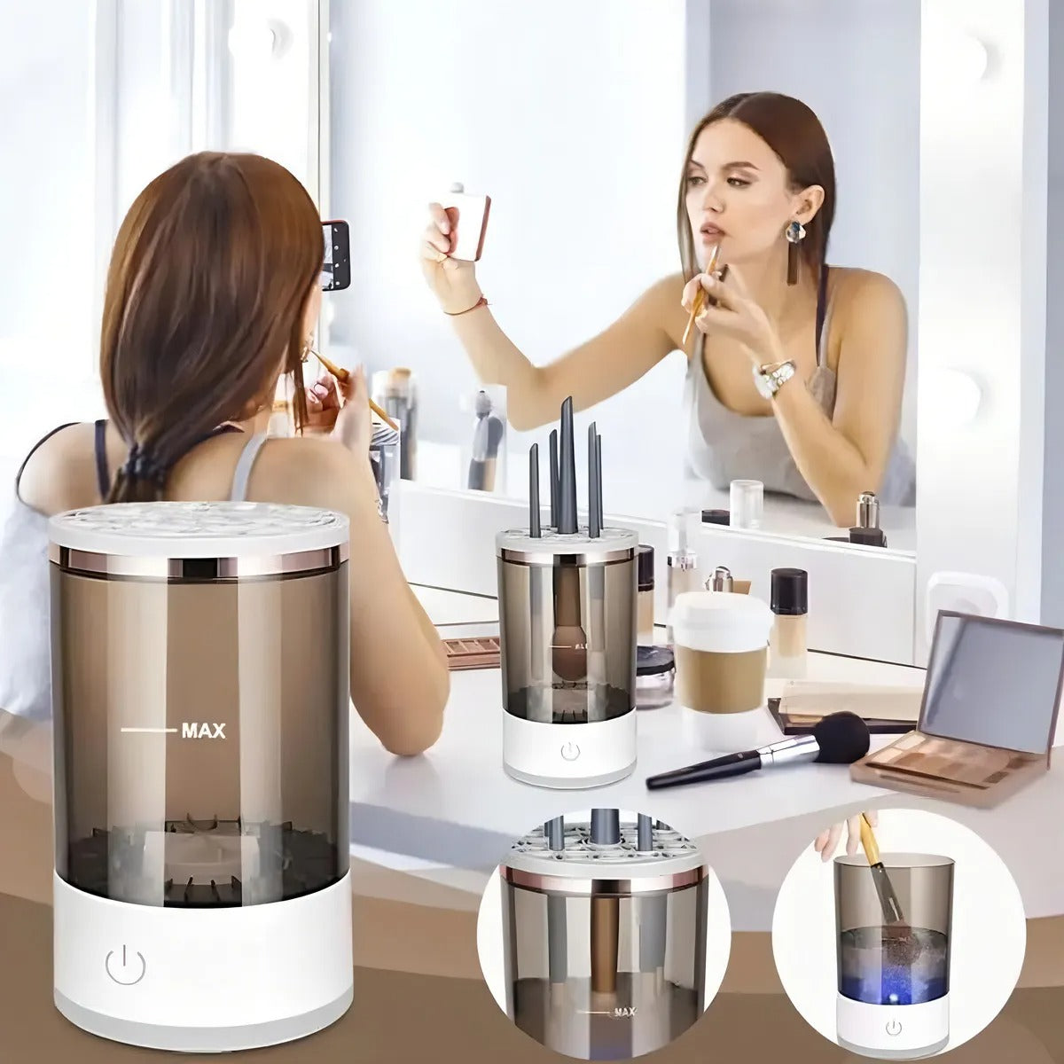 Lavadora de Brochas Make UP