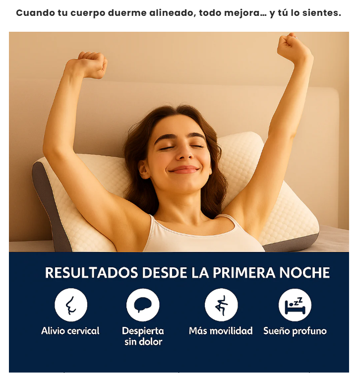 ALMOHADA CERVICAL 2X1 = 2 UNIDADES