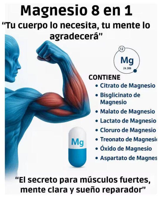 Magnesio complex 8 en 1