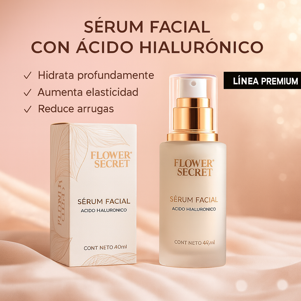 SERUM FACIAL CON ÁCIDO HIALURÓNICO