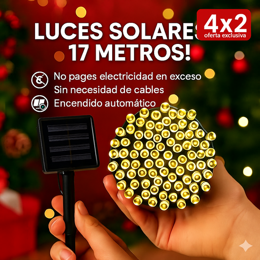 Luces Solares Navideñas