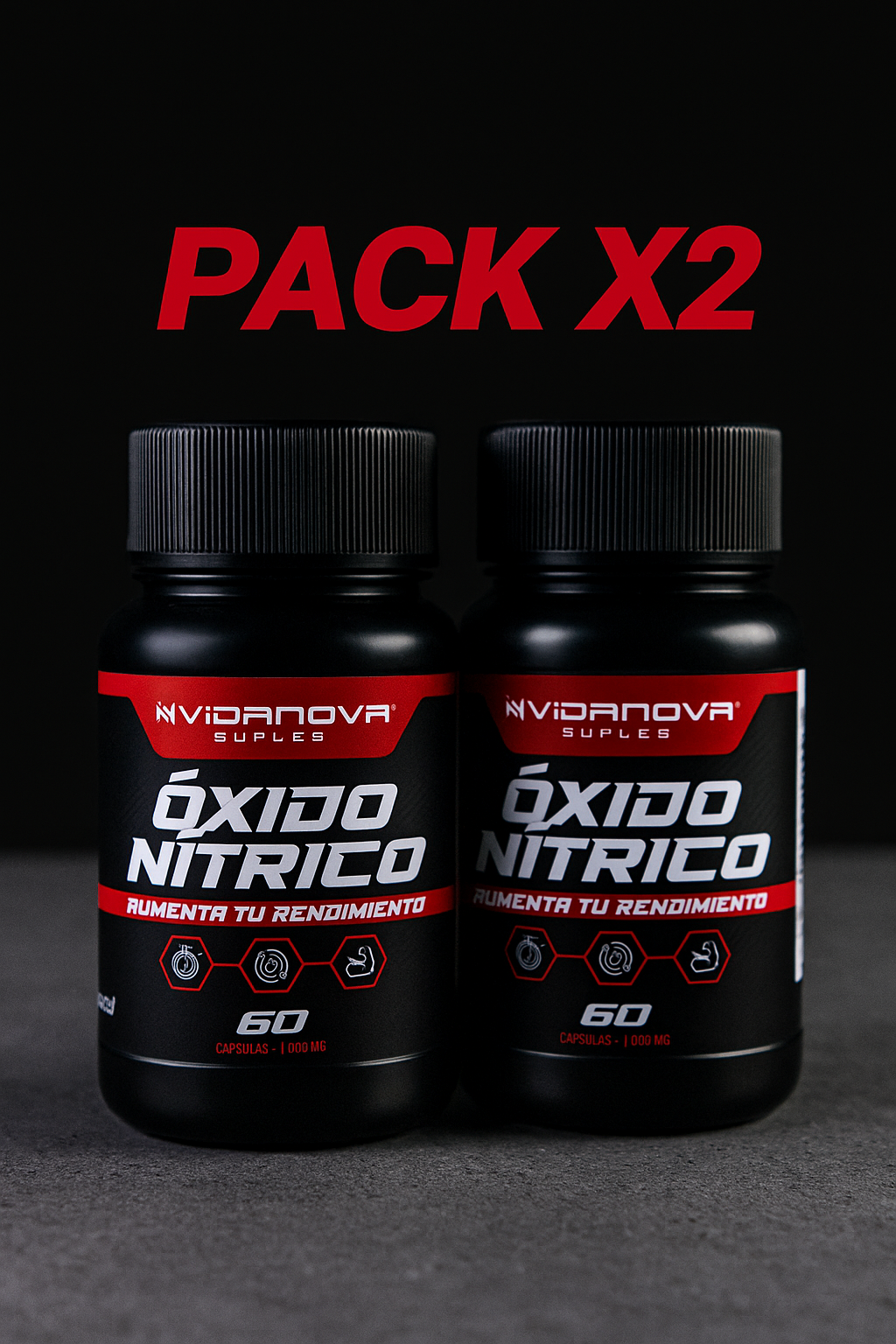OXIDO NITRICO 1000MG 60 CAPS