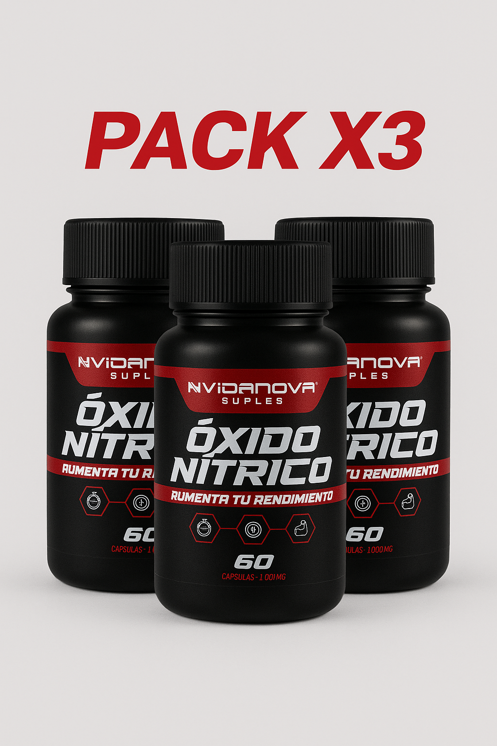 OXIDO NITRICO 1000MG 60 CAPS