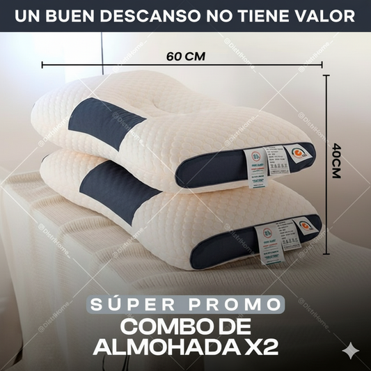 ALMOHADA CERVICAL 2X1 = 2 UNIDADES